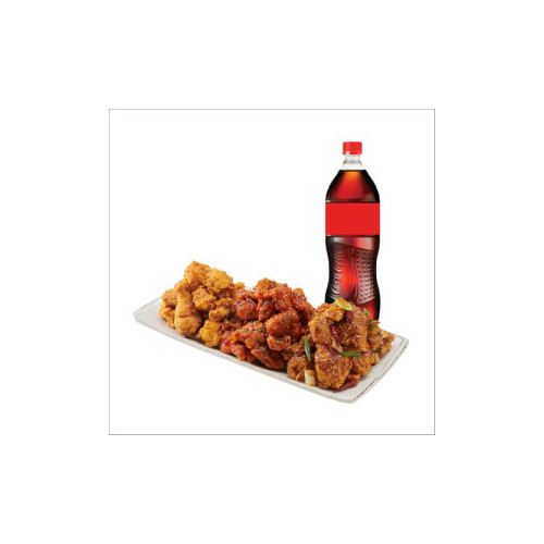 (순살/뼈)노랑3종+콜라1.25L